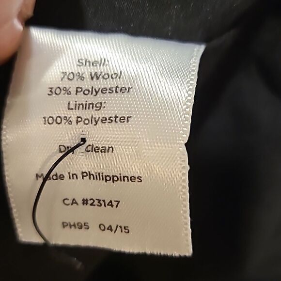 NWOT Talbots‎ womens black and white pattern wool blend pants - Picture 4 of 7